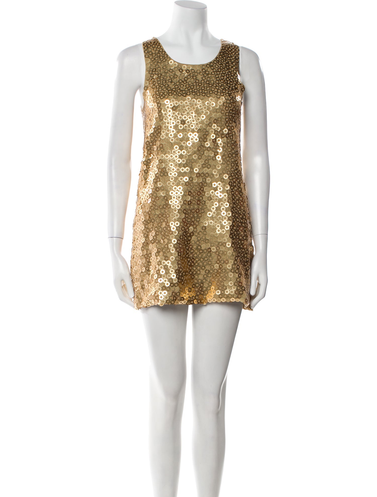 Alice + Olivia Crew Neck Mini Dress