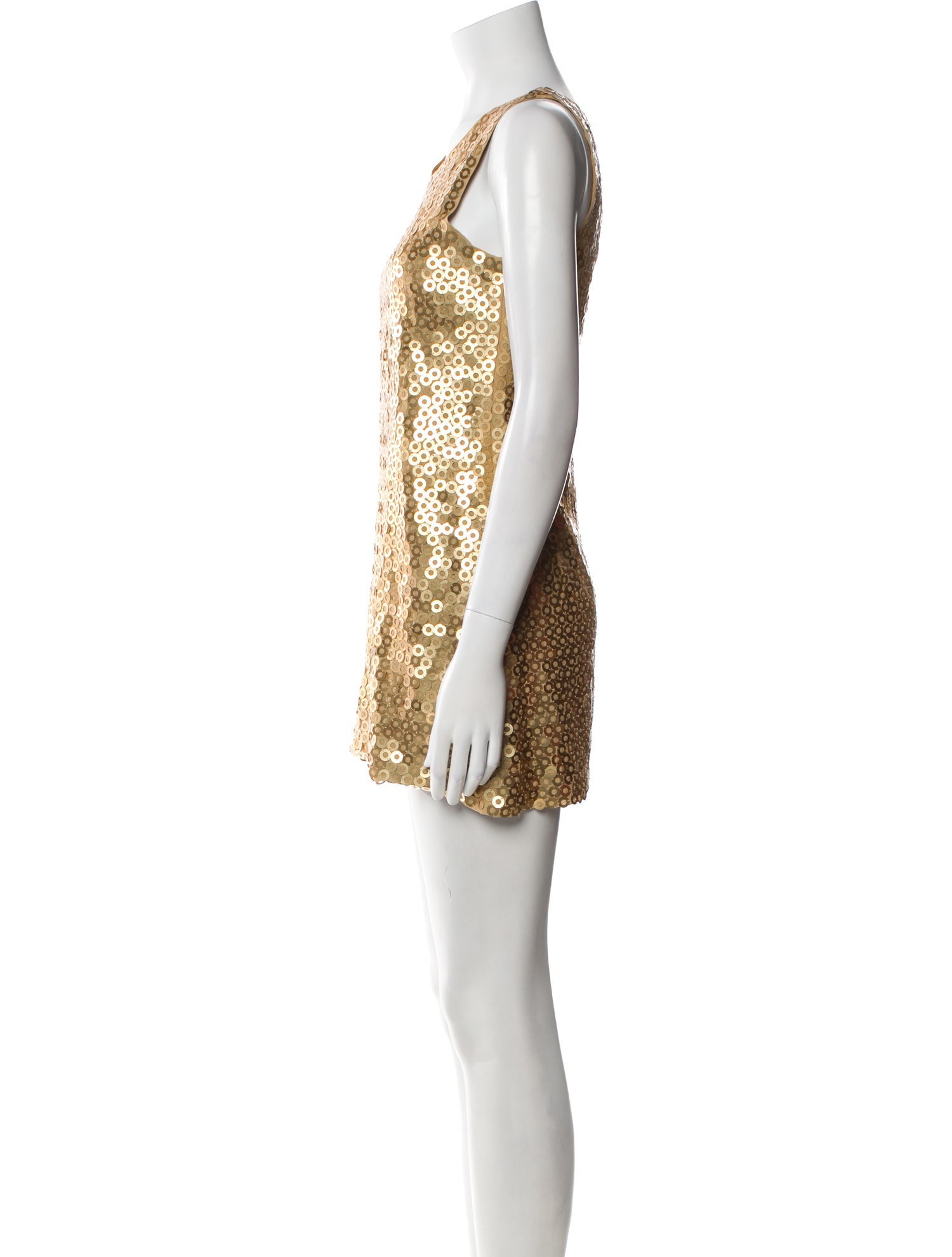 Alice + Olivia Crew Neck Mini Dress