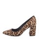 Alice + Olivia Ponyhair Animal Print Pumps