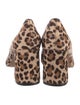 Alice + Olivia Ponyhair Animal Print Pumps