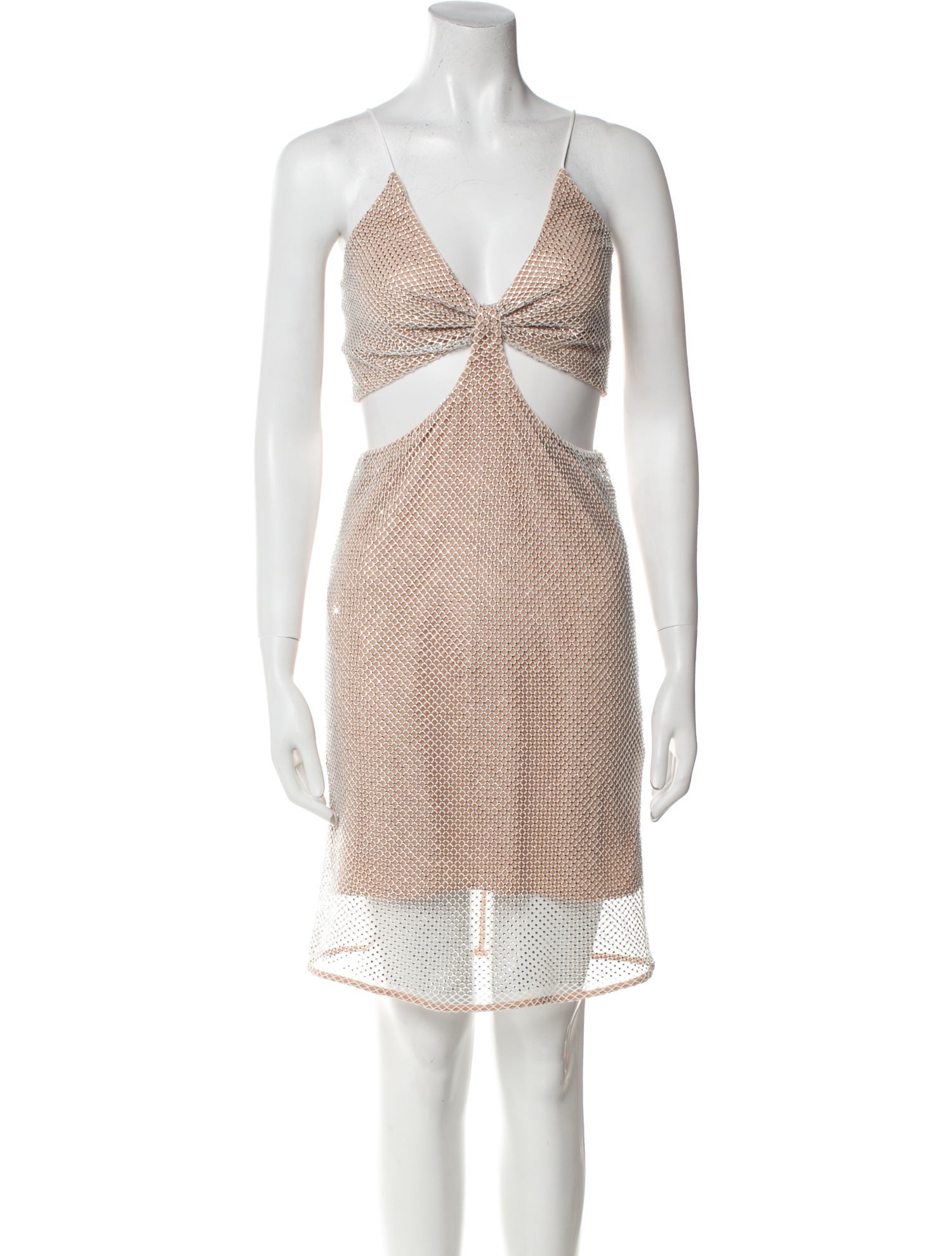 Alice + Olivia Polka Dot Print Mini Dress