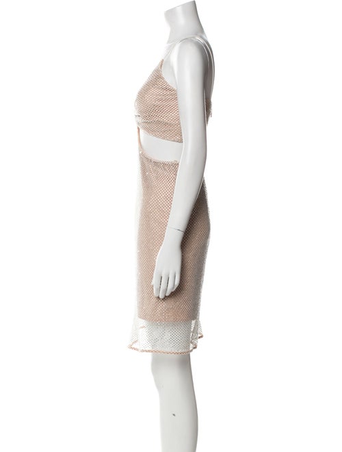 Alice + Olivia Polka Dot Print Mini Dress