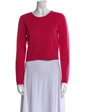 Alice + Olivia Cashmere Crew Neck Crop Top