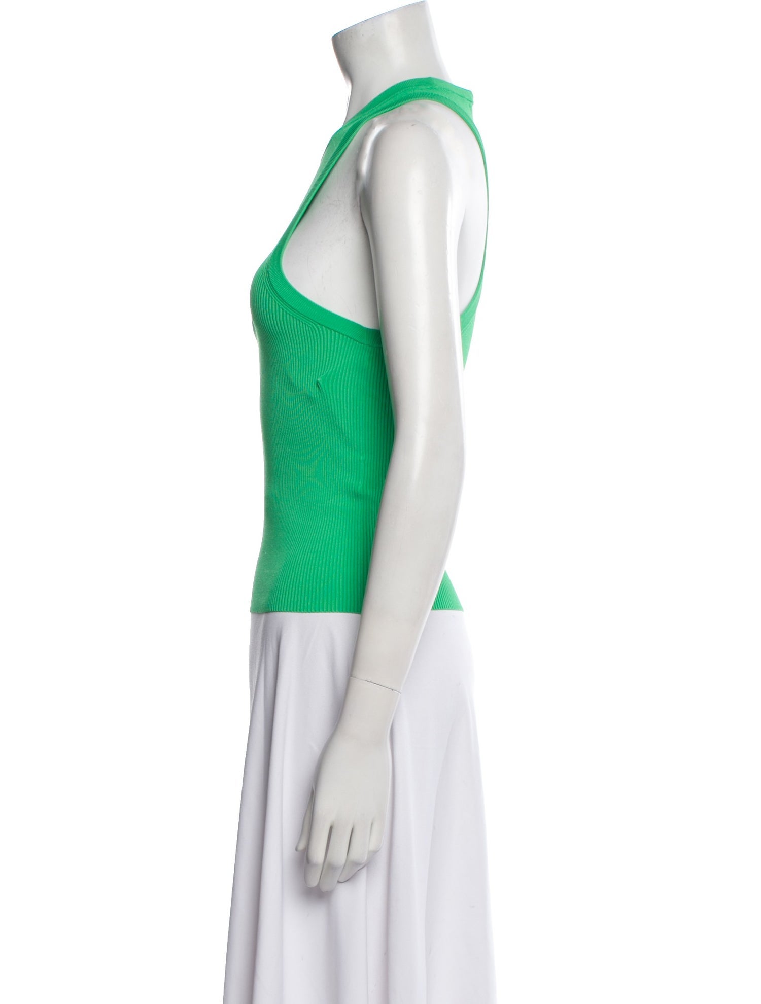 Alice + Olivia Crew Neck Sleeveless Top