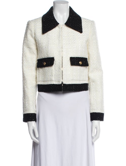 Alice + Olivia Tweed Pattern Jacket