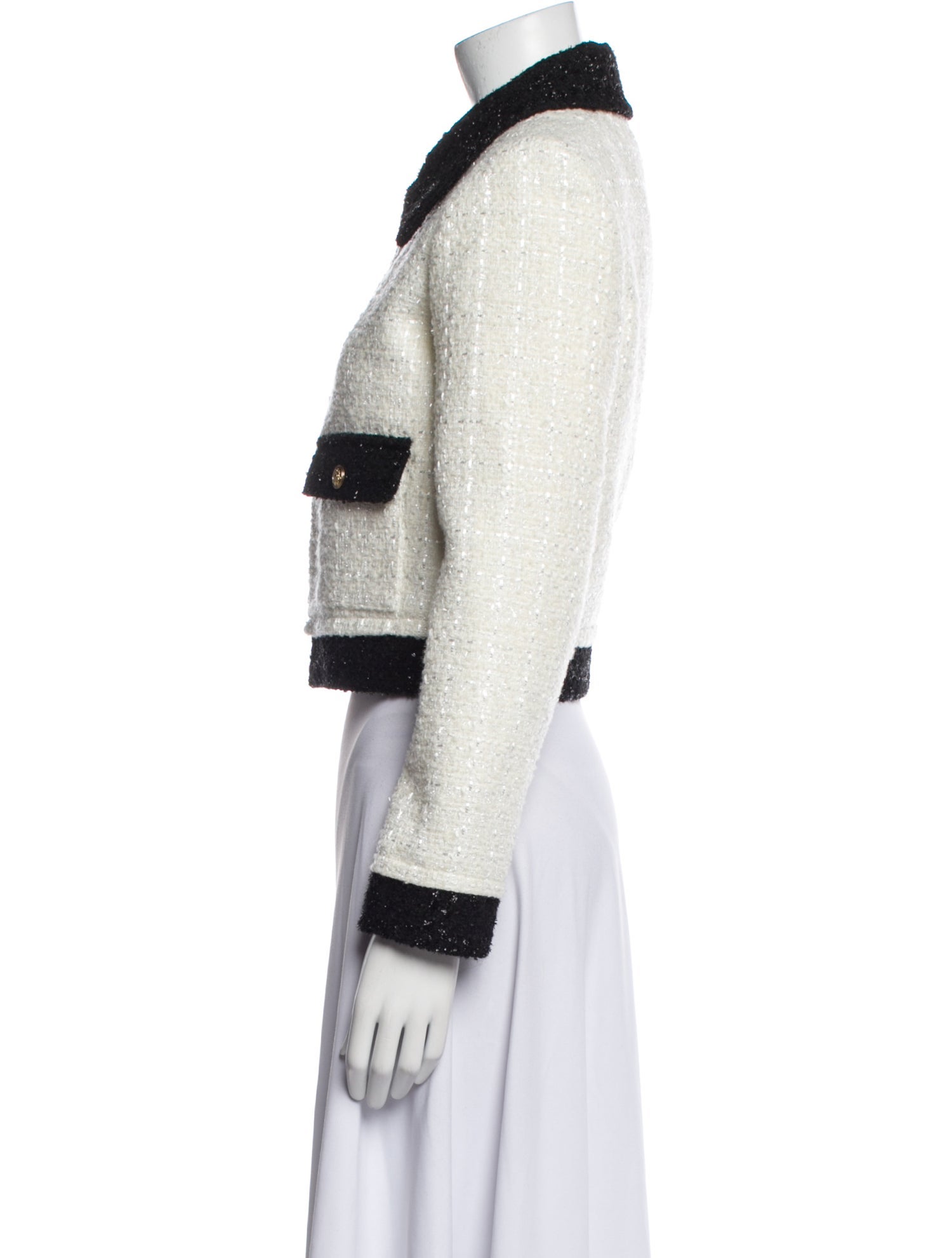 Alice + Olivia Tweed Pattern Jacket