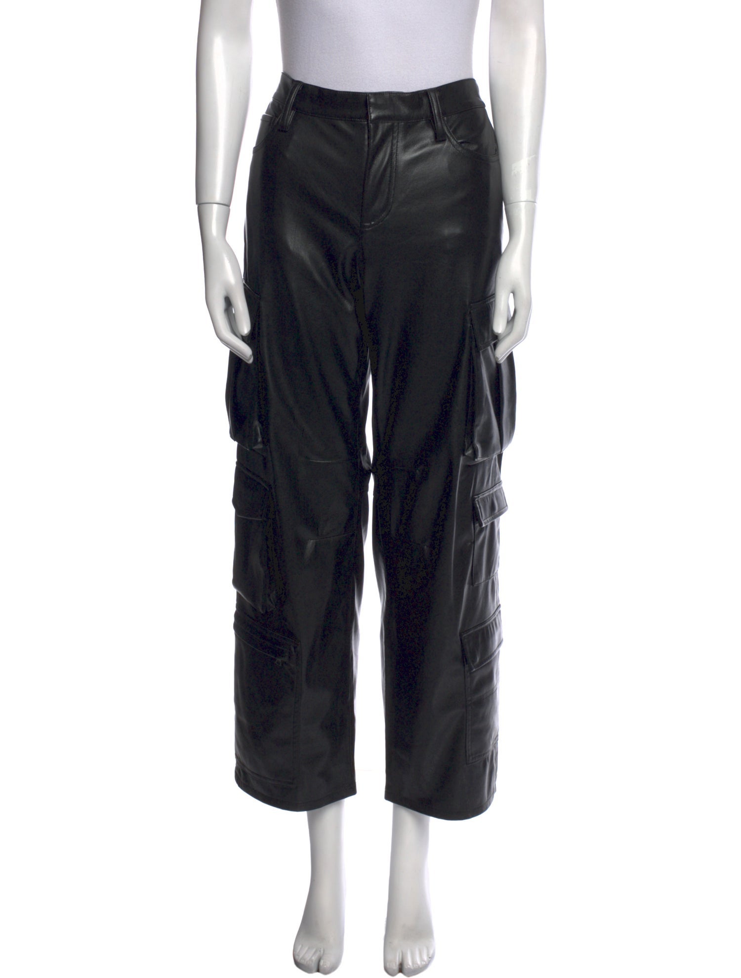 Alice + Olivia Faux Leather Wide Leg Pants