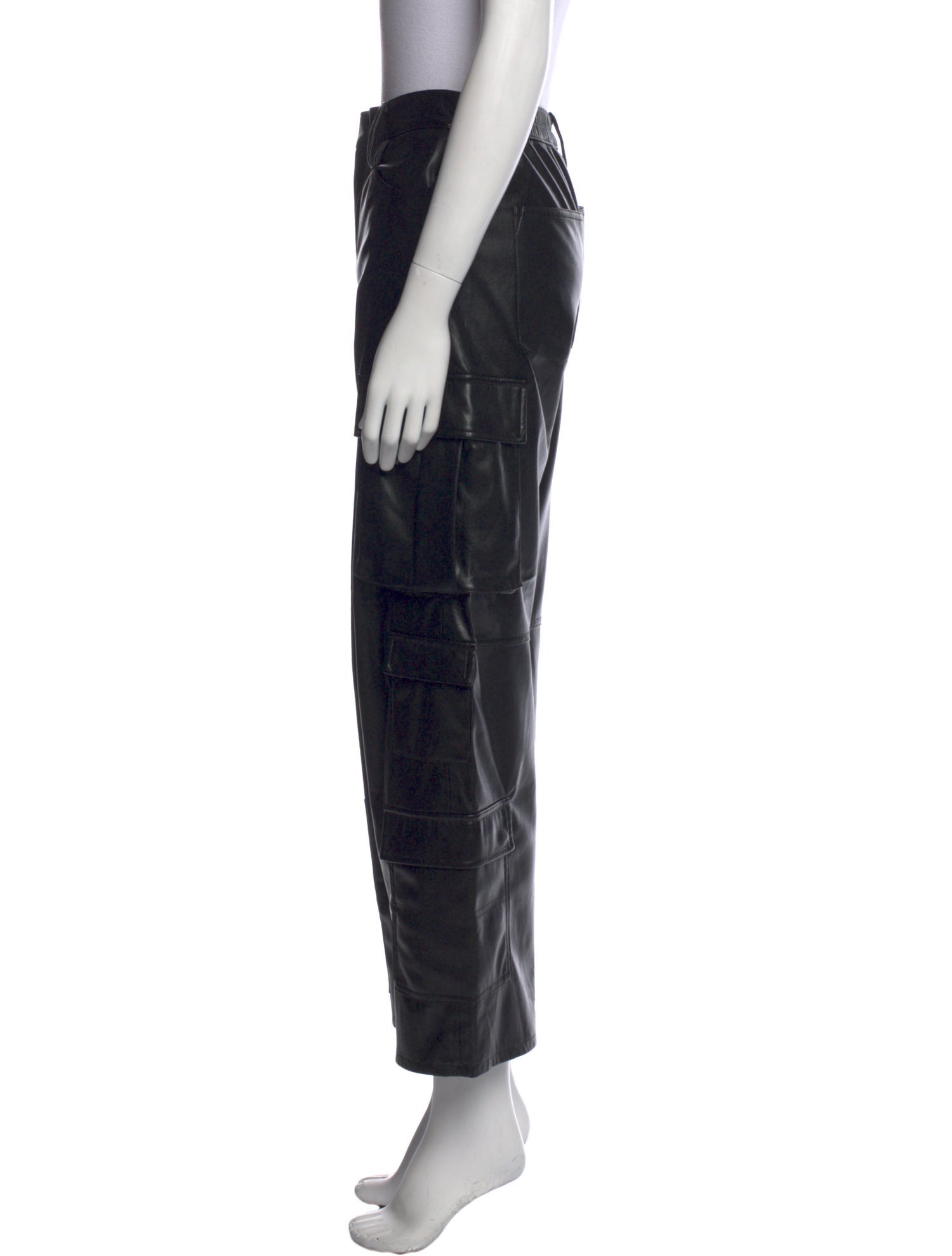 Alice + Olivia Faux Leather Wide Leg Pants