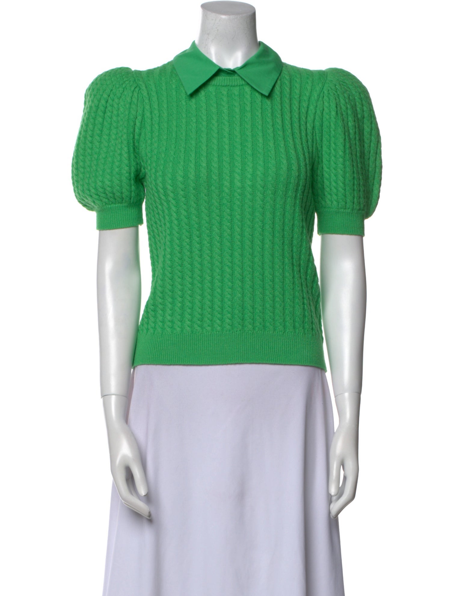 Alice + Olivia Striped Short Sleeve Polo