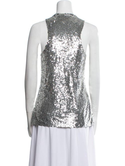 Alice + Olivia Scoop Neck Sleeveless Top