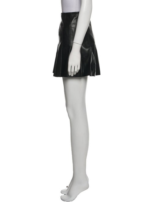 Alice + Olivia Faux Leather Mini Skirt