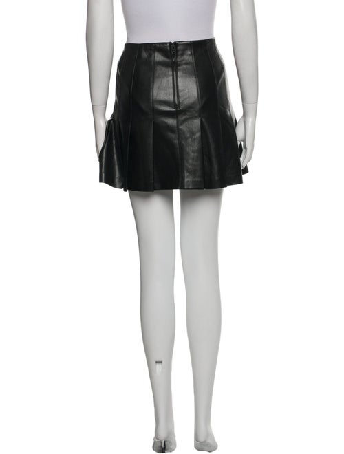 Alice + Olivia Faux Leather Mini Skirt