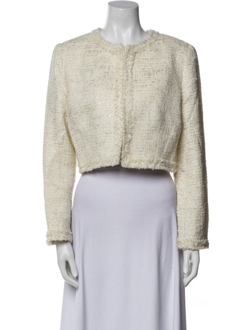 Alice + Olivia Tweed Pattern Evening Jacket