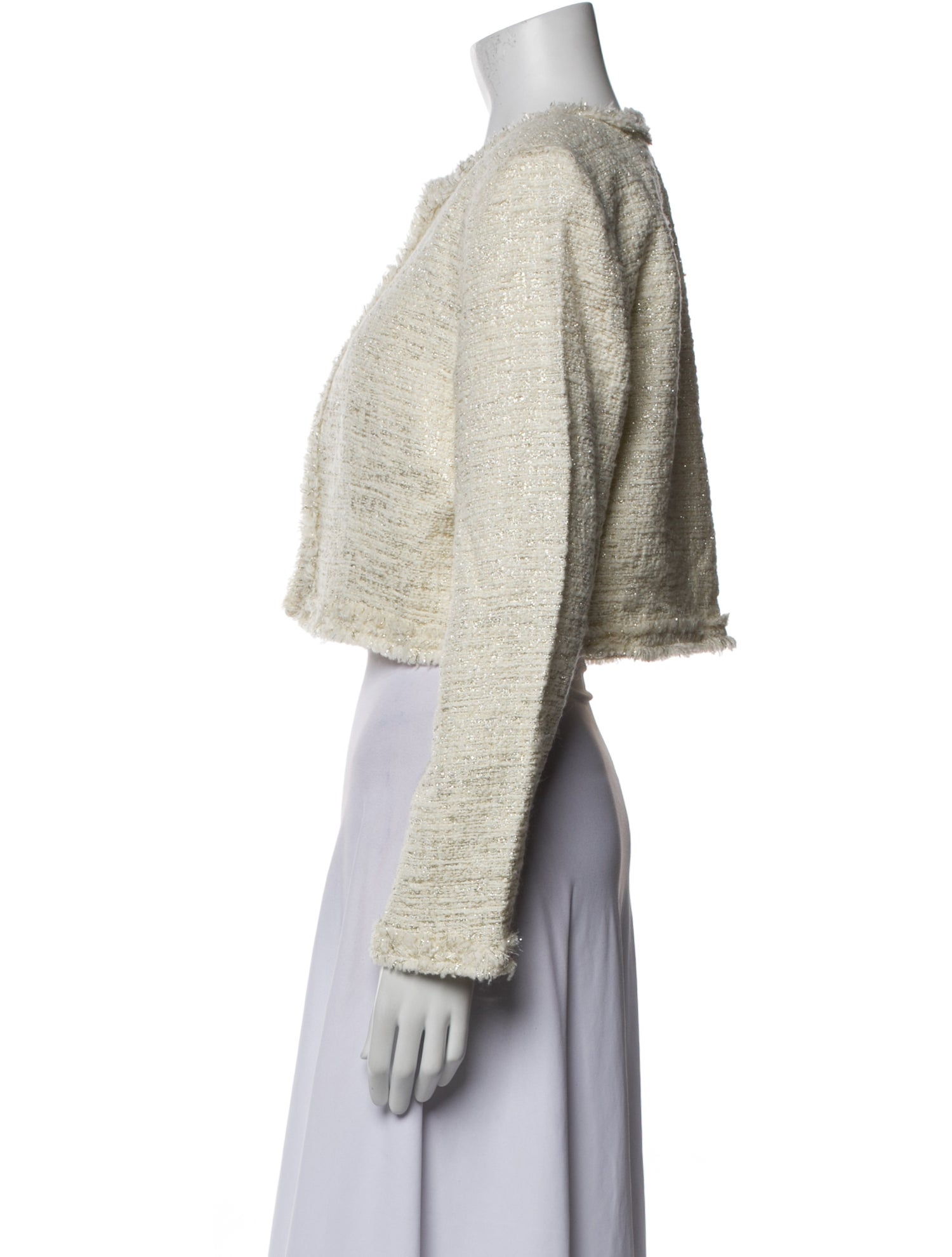 Alice + Olivia Tweed Pattern Evening Jacket