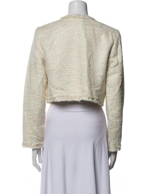 Alice + Olivia Tweed Pattern Evening Jacket