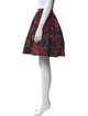 Alice + Olivia Floral Print Knee-Length Skirt
