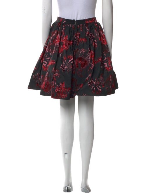 Alice + Olivia Floral Print Knee-Length Skirt