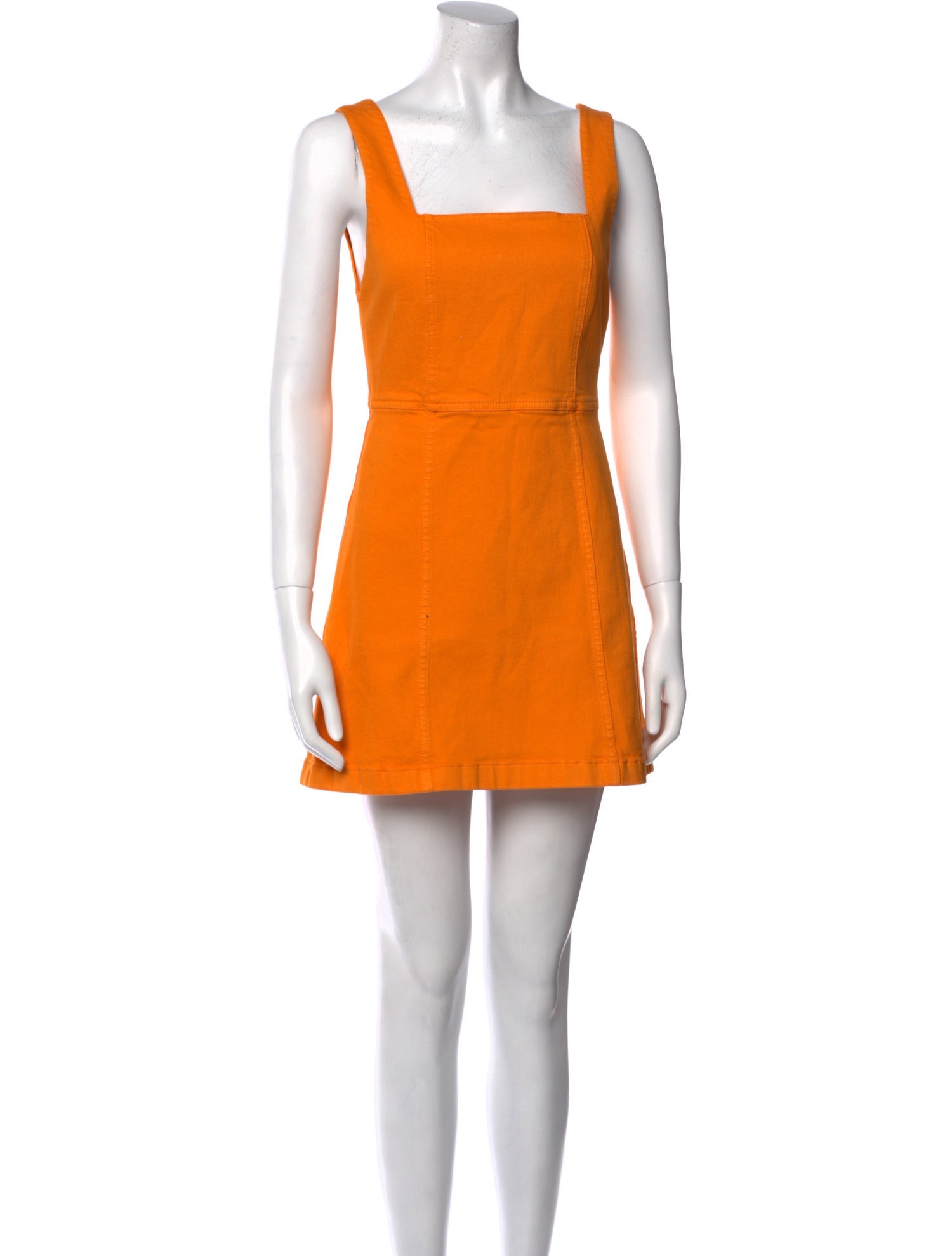 Alice + Olivia Square Neckline Mini Dress