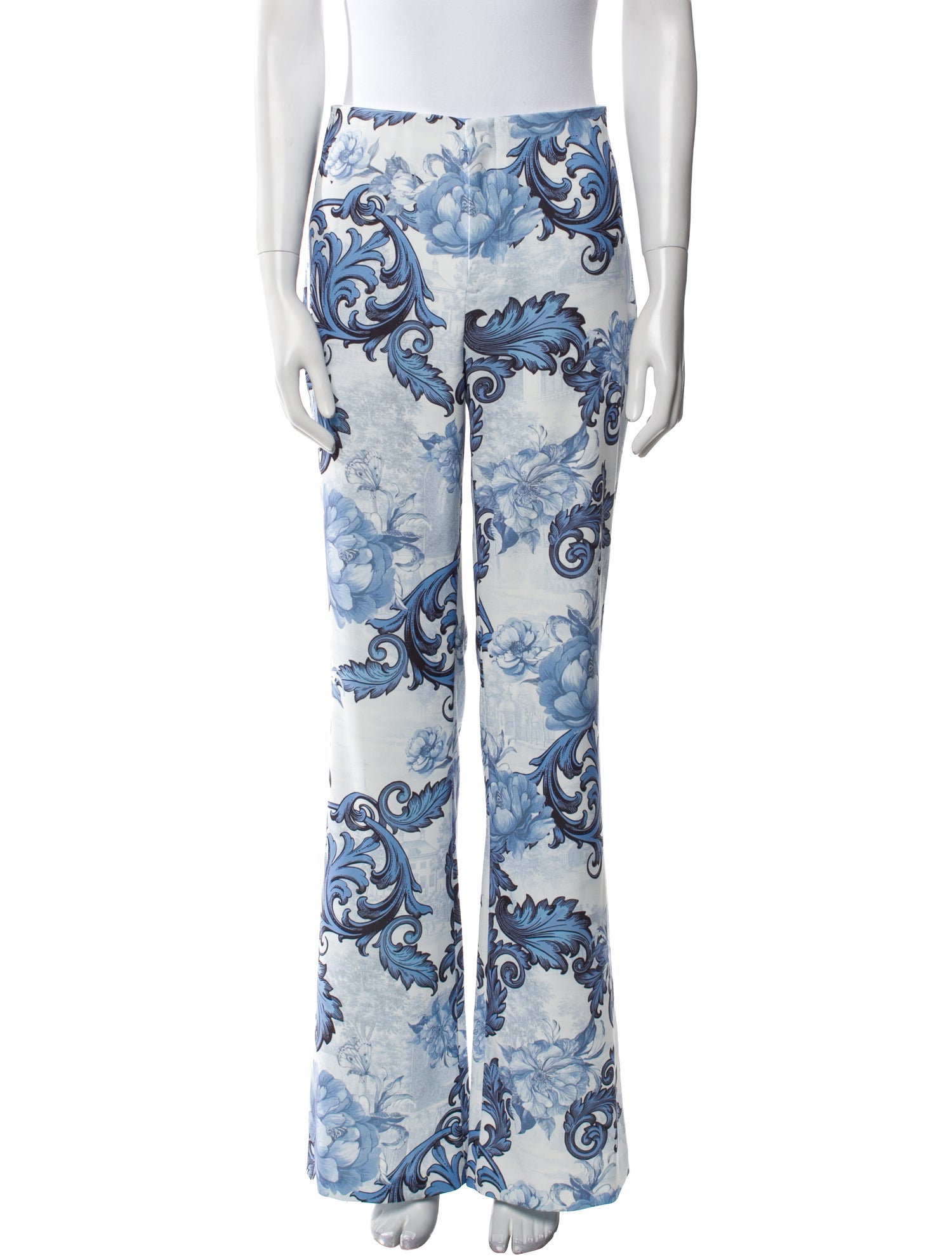 Alice + Olivia Floral Print Wide Leg Pants