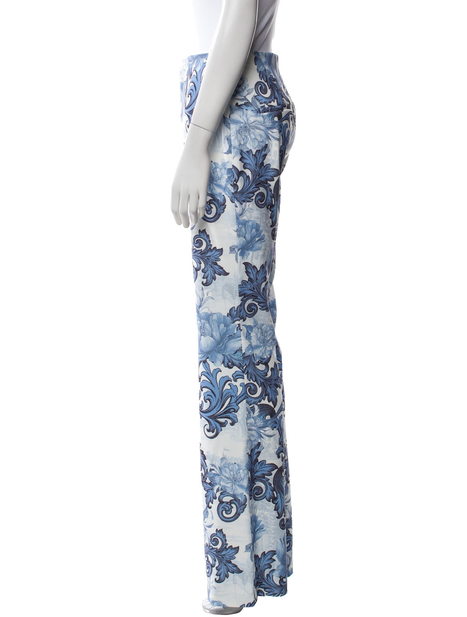 Alice + Olivia Floral Print Wide Leg Pants