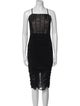 Alice + Olivia Square Neckline Knee-Length Dress