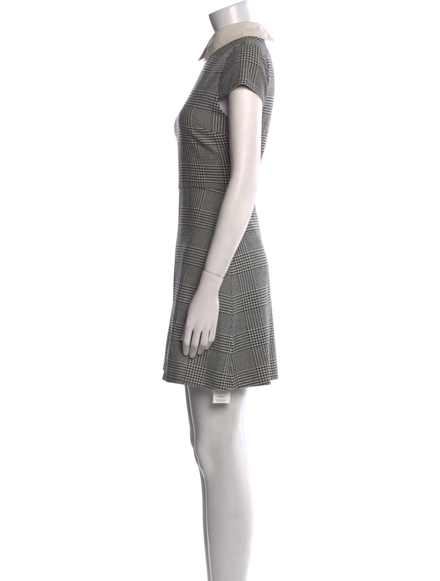 Alice + Olivia Plaid Print Mini Dress