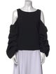 Alice + Olivia Scoop Neck Long Sleeve Sweatshirt