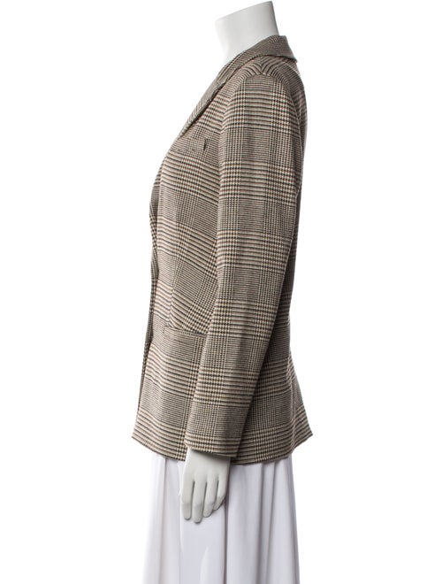 Alice + Olivia Plaid Print Blazer