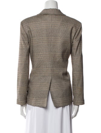Alice + Olivia Plaid Print Blazer