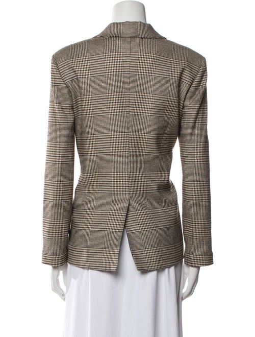 Alice + Olivia Plaid Print Blazer