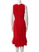 Alice + Olivia V-Neck Midi Length Dress