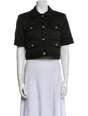 Alice + Olivia Tweed Pattern Jacket