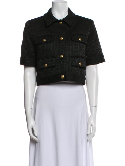 Alice + Olivia Tweed Pattern Jacket