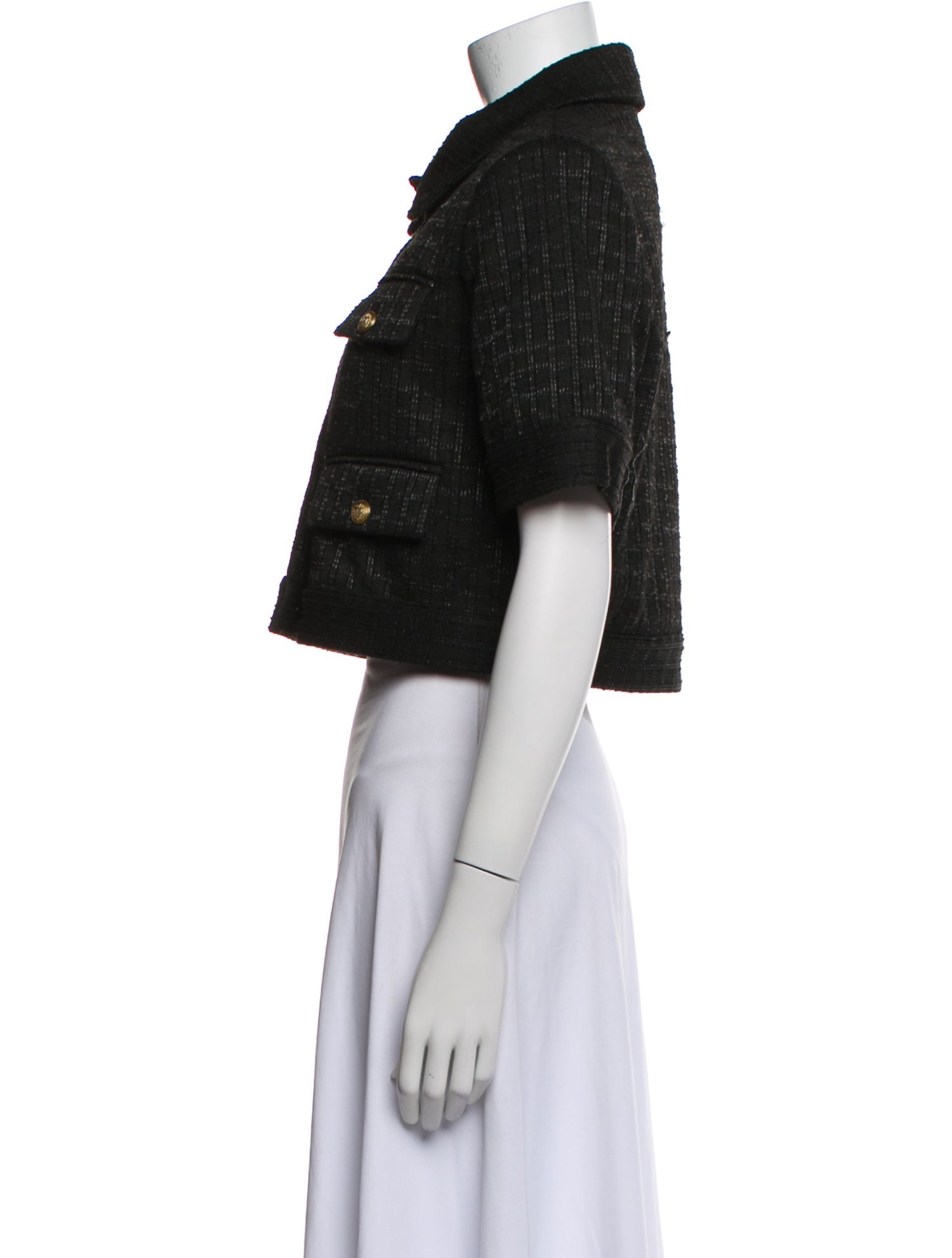 Alice + Olivia Tweed Pattern Jacket