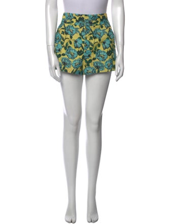 Alice + Olivia Floral Print Mini Shorts