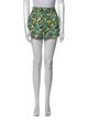 Alice + Olivia Floral Print Mini Shorts