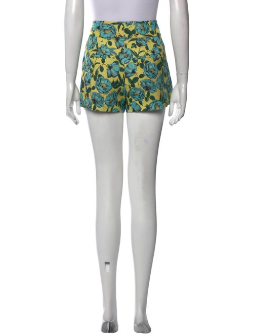 Alice + Olivia Floral Print Mini Shorts