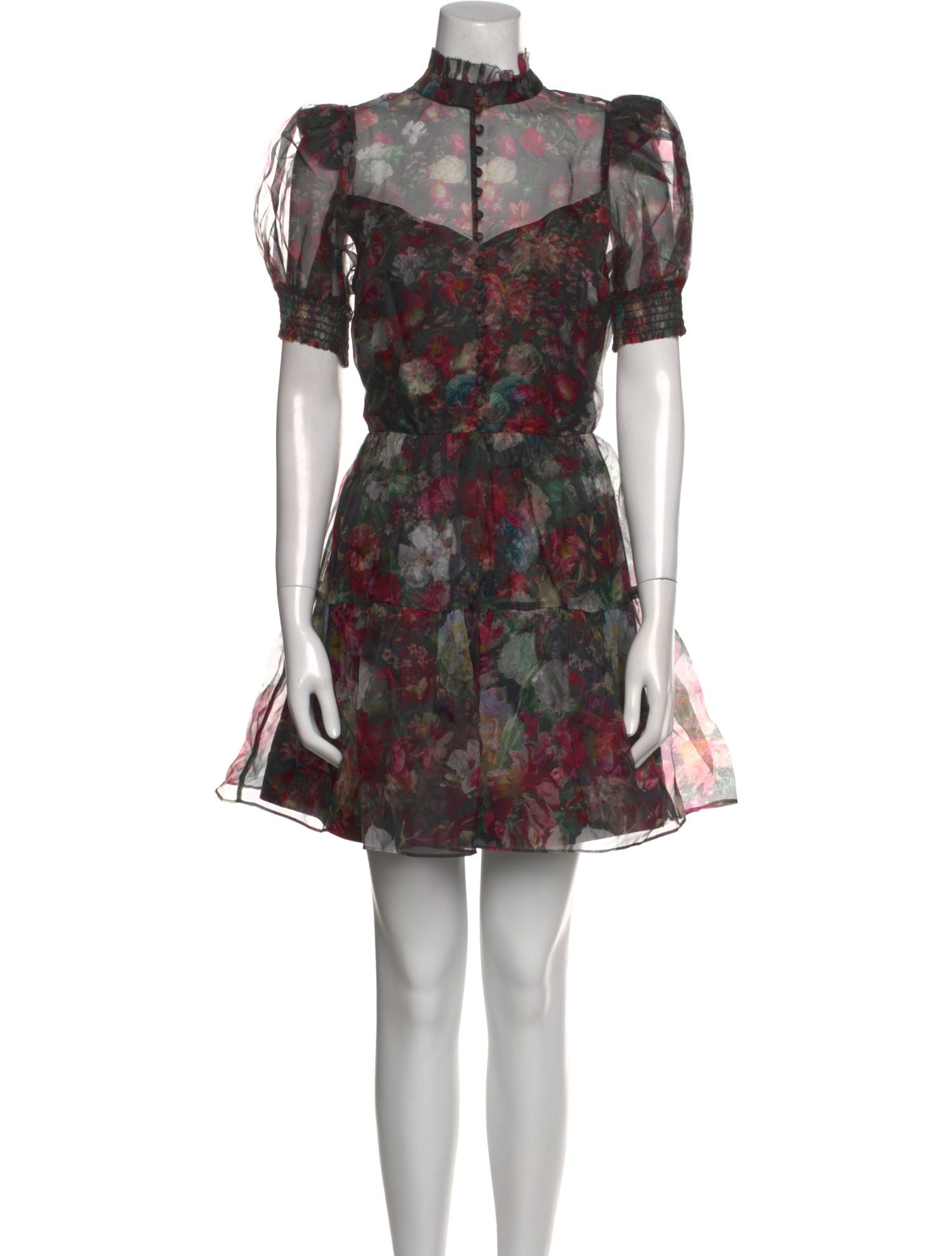 Alice + Olivia Silk Mini Dress w/ Tags