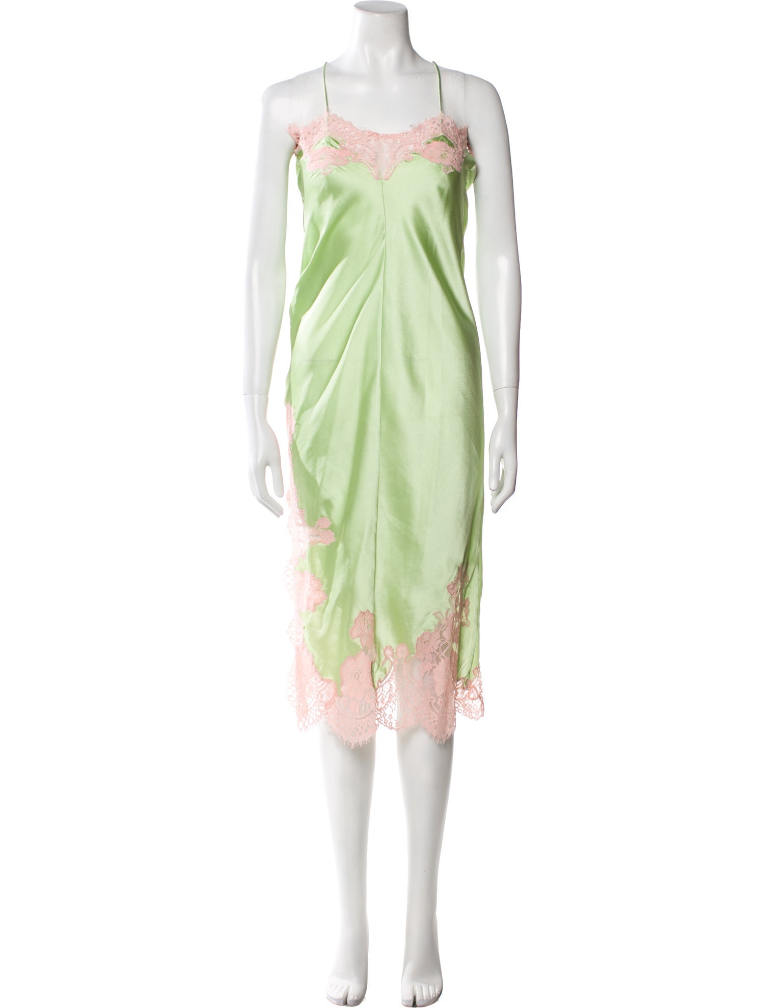 Alice + Olivia Lace Pattern Long Dress