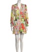 Alice + Olivia Floral Print Mini Dress