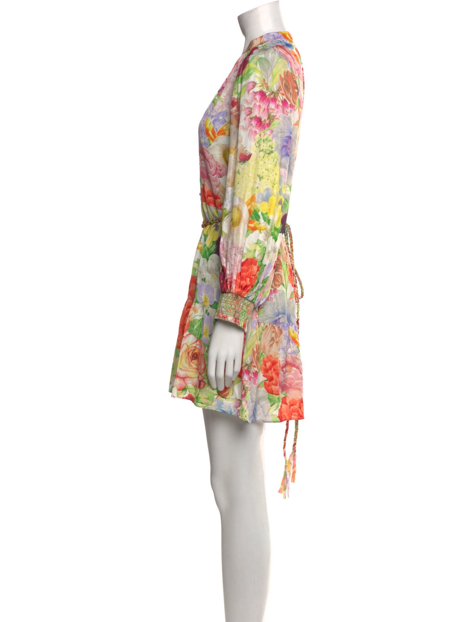 Alice + Olivia Floral Print Mini Dress