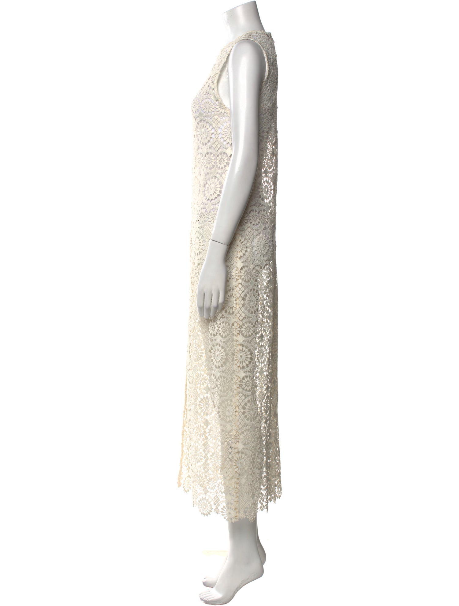 Alice + Olivia Crew Neck Long Dress