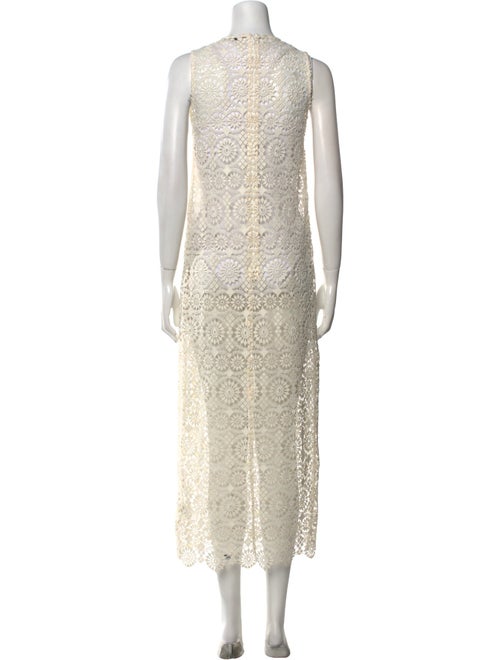 Alice + Olivia Crew Neck Long Dress