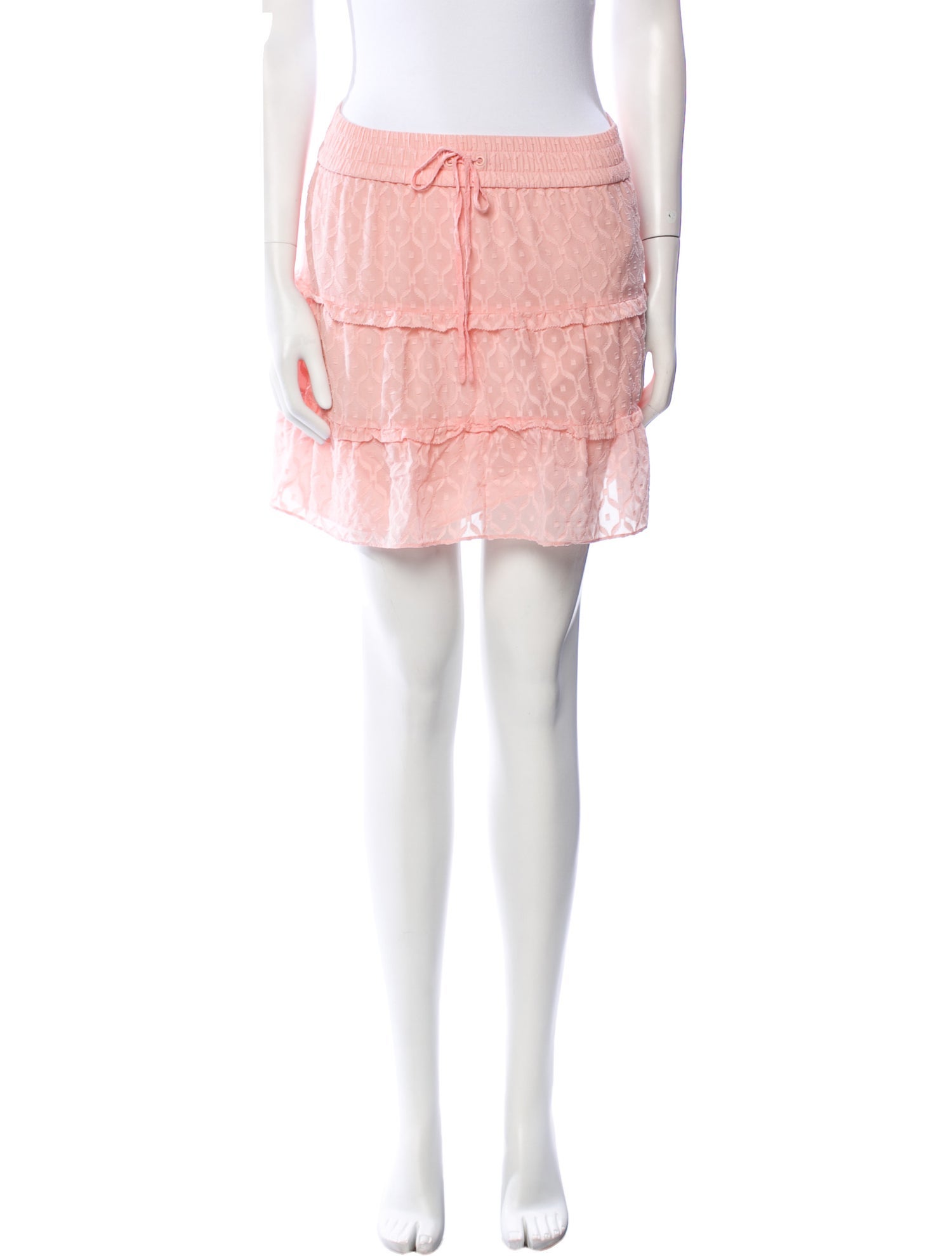 Alice + Olivia Silk Mini Skirt