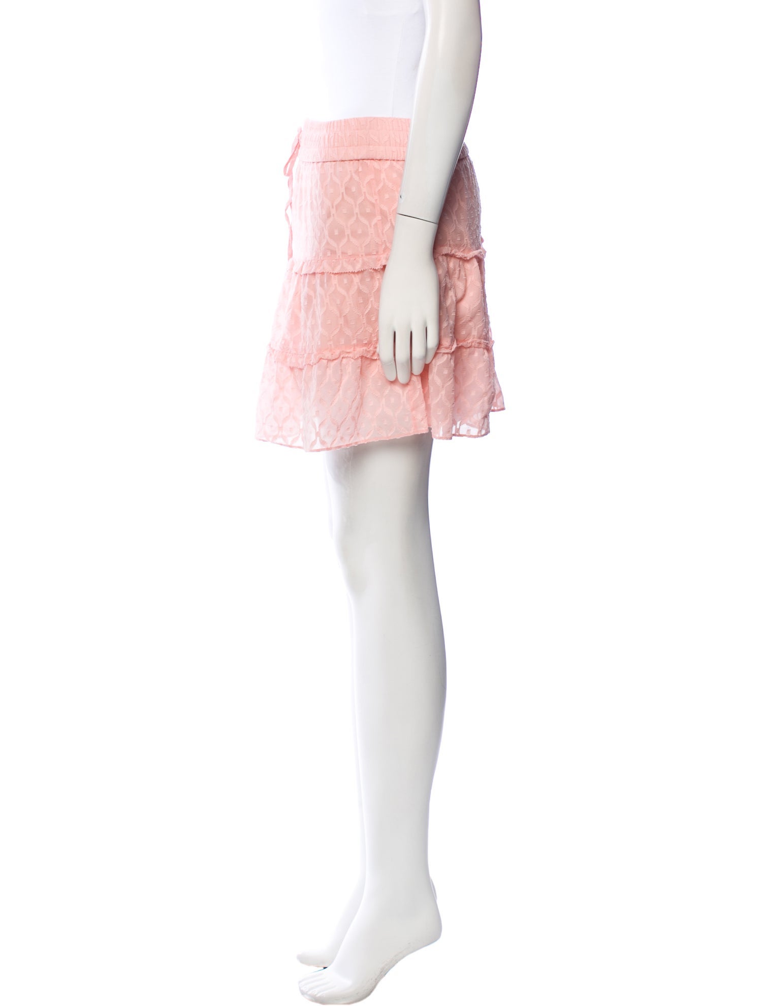 Alice + Olivia Silk Mini Skirt