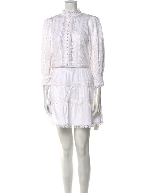 Alice + Olivia Mock Neck Mini Dress