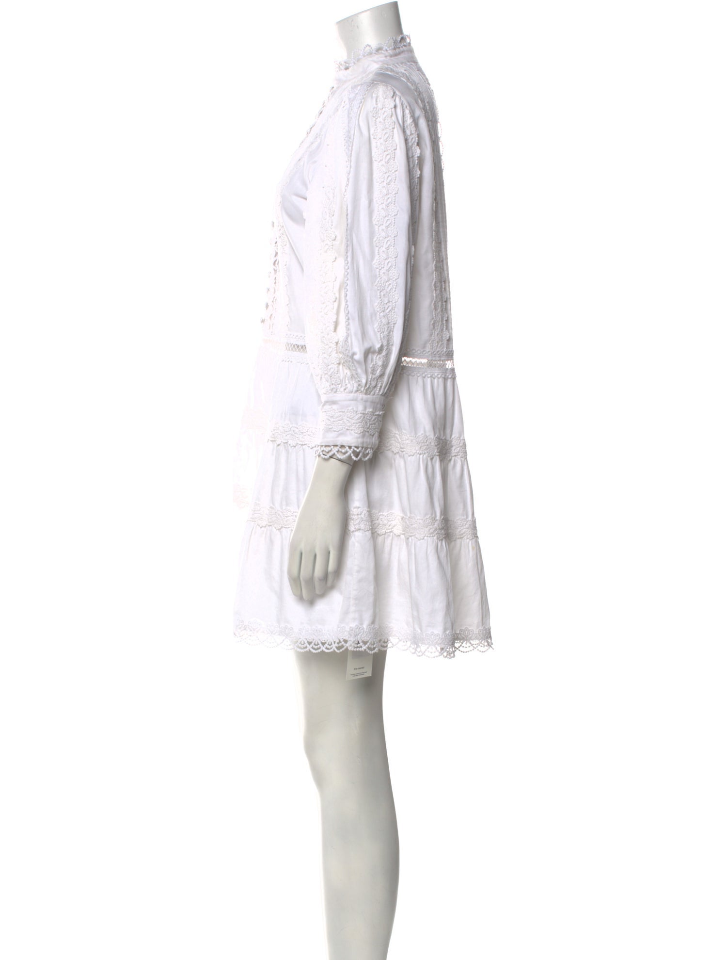 Alice + Olivia Mock Neck Mini Dress