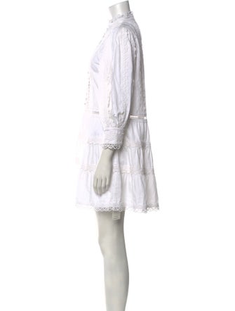 Alice + Olivia Mock Neck Mini Dress