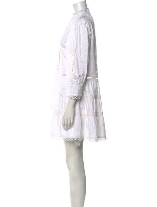 Alice + Olivia Mock Neck Mini Dress