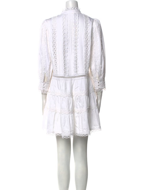 Alice + Olivia Mock Neck Mini Dress